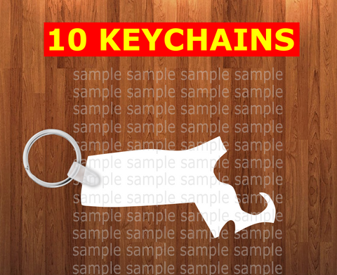 Massachusetts Keychain - Single sided or double sided - Sublimation Blank
