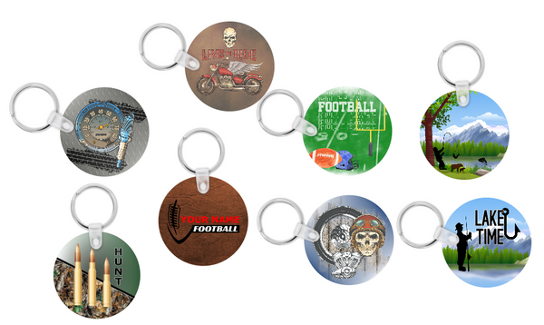 Digital download - 8pc round bundle made for him - fishing - hunting - football - car - motorcycle