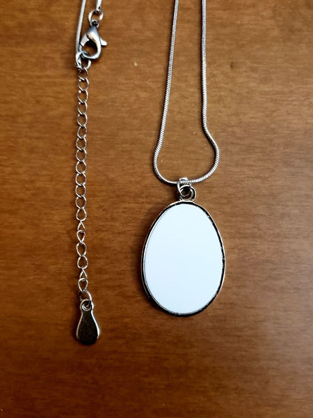 3pc oval jewerly set - neckalce - earrings - bracelet