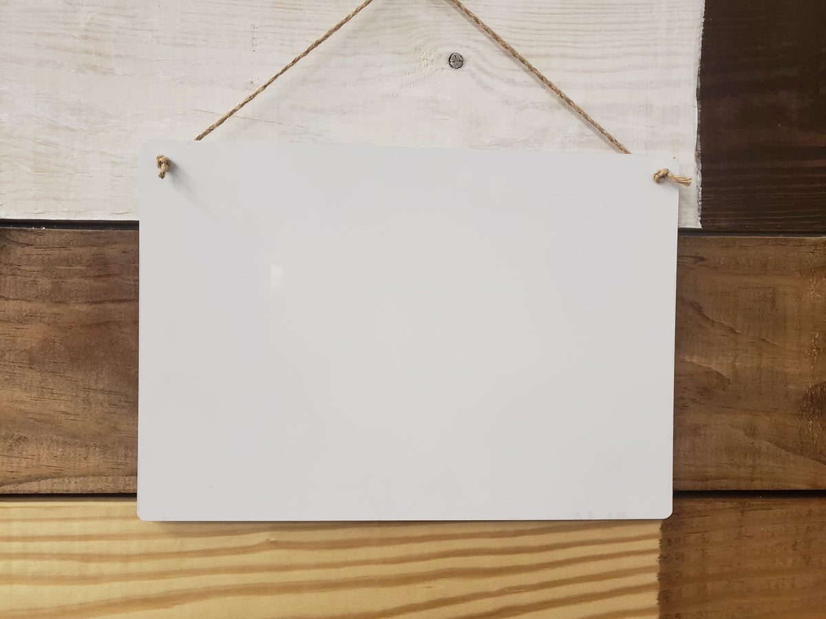 Aluminum metal rectangle sign - single sided-11.25x8 – My Sublimation ...