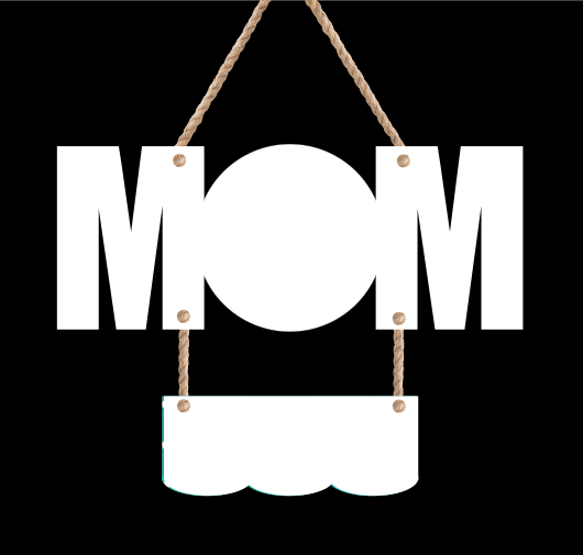 (Instant Print) Digital Download - Mom 2pc for the MDF signs - Add you ...