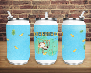 (Instant Print) Digital Download - Personalize your can cup monkey Designs , made for our can cups
