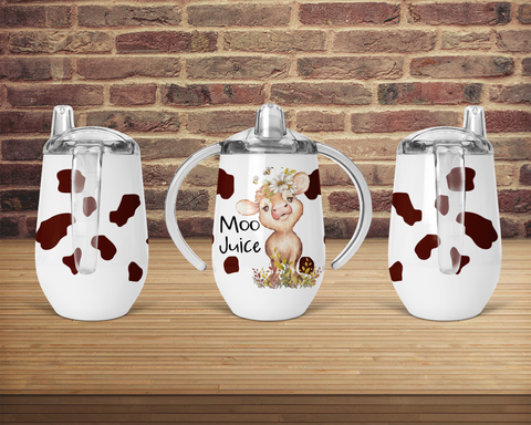 (Instant Print) Digital Download - Moo juice sippy cup flower Designs , made for our sippy cups