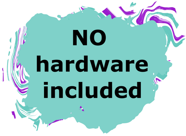 Gift with hole cut out for mini play doh - 1pc or 10pc option