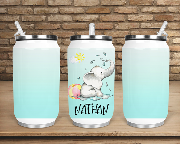 (Instant Print) Digital Download - Personalize your can cup elephant Designs , made for our can cups