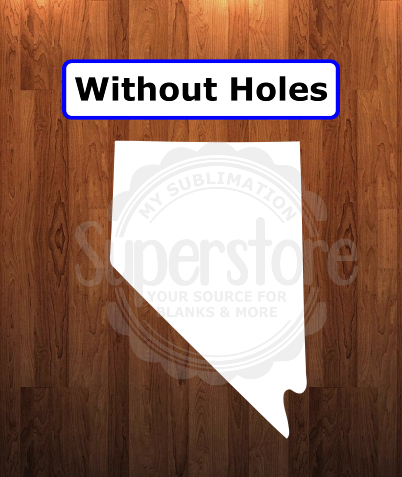 Nevada - withOUT holes - Wall Hanger - 5 sizes to choose from - Sublimation Blank