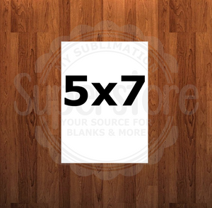 5x7 unisub board without holes - sublimation blank