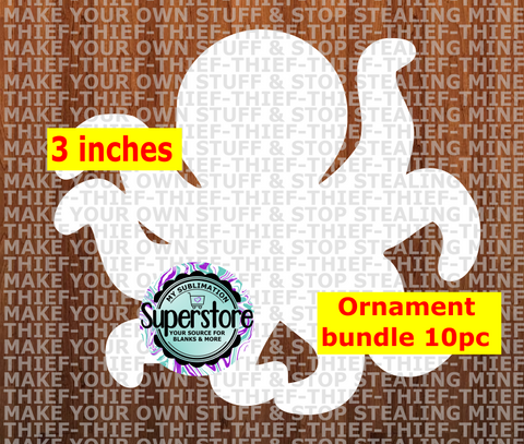 Octopus - withOUT hole - Ornament Bundle Price