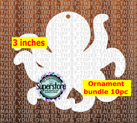Octopus - with hole - Ornament Bundle Price