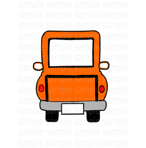 (Instant Print) Digital Download - Orange truck