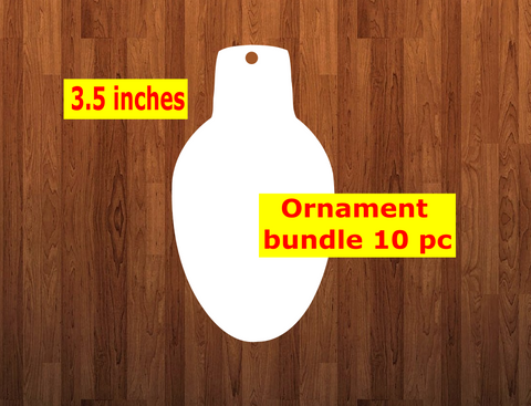 Light shape 10pc or 25 pc  Ornament Bundle Price