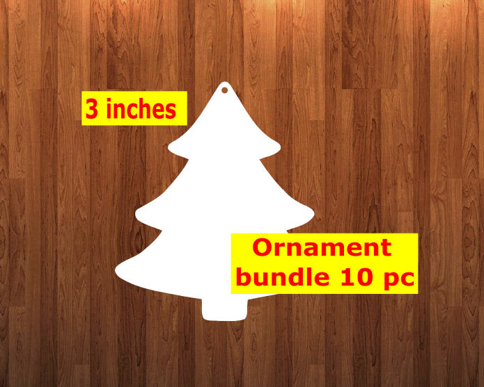 Tree shape 10pc or 25 pc  Ornament Bundle Price