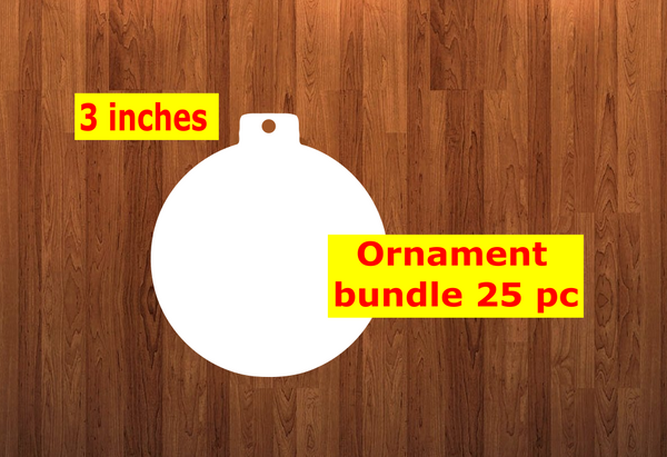 Bulb shape 10pc or 25 pc Ornament Bundle Price