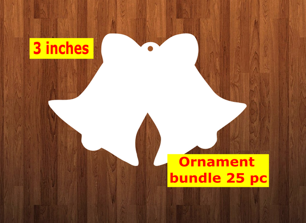 Double bell shape 10pc or 25 pc Ornament Bundle Price
