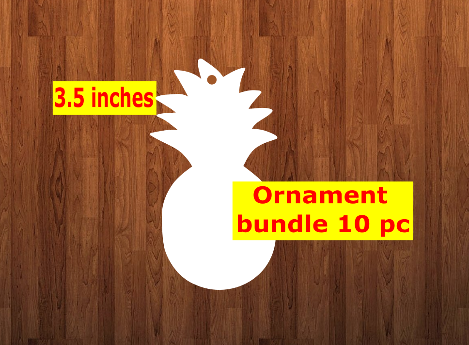 Pineapple shape 10pc or 25 pc Ornament Bundle Price