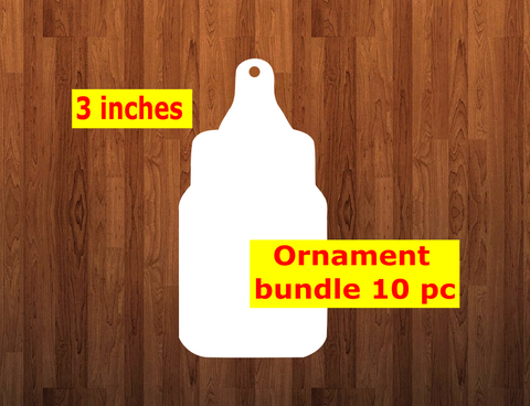 Bottle shape 10pc or 25 pc Ornament Bundle Price
