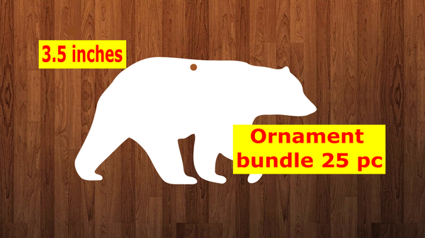 Bear shape 10pc or 25 pc Ornament Bundle Price