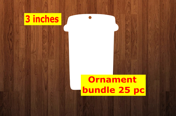 Coffee shape 10pc or 25 pc Ornament Bundle Price