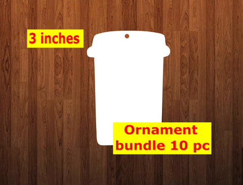 Coffee shape 10pc or 25 pc Ornament Bundle Price