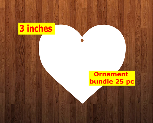 Heart 10pc or 25 pc Ornament Bundle Price
