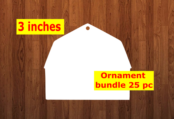 Barn 10pc or 25 pc Ornament Bundle Price