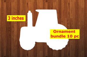 Tractor shape 10pc or 25 pc Ornament Bundle Price
