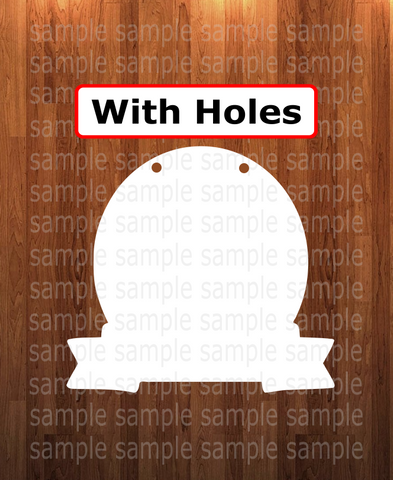 With holes - Oval with ribbon shape - 6 different sizes - Sublimation Blanks