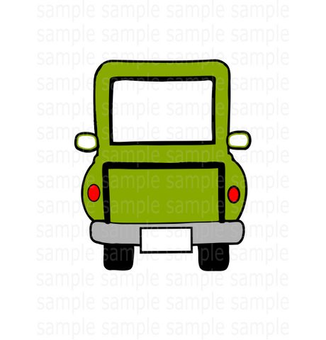 (Instant Print) Digital Download - Pea green truck