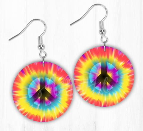 (Instant Print) Digital Download - Peace tie dye design - made for our blanks