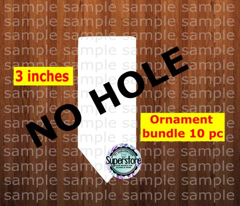 Pencil - NO hole - Ornament Bundle Price