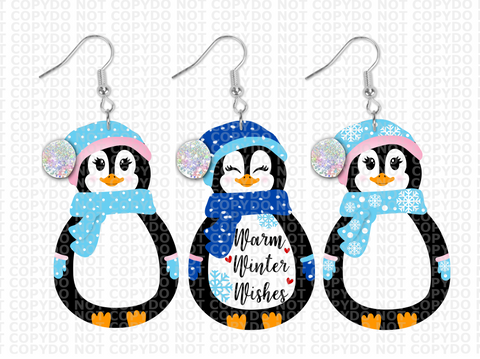 (Instant Print) Digital Download - Penguin 3pc bundle - made for our blanks
