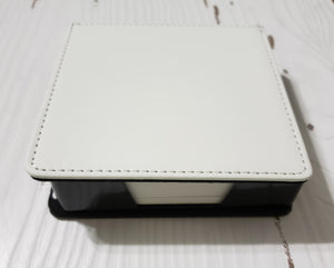 PU leather post it note box - sublimation blank