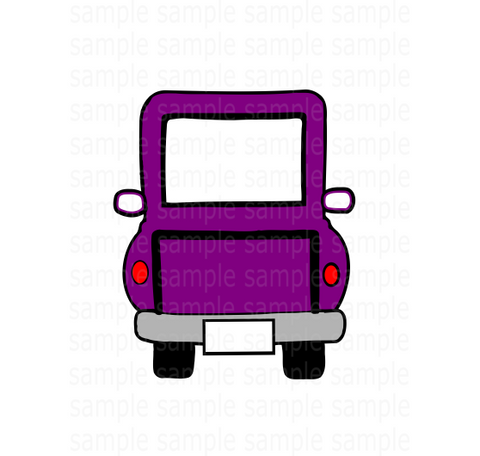 (Instant Print) Digital Download - Purple truck
