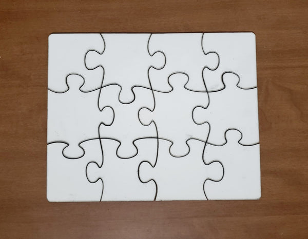 Puzzle - Unisub MDF 8x10 inch round corners  -  Sublimation Blank MDF
