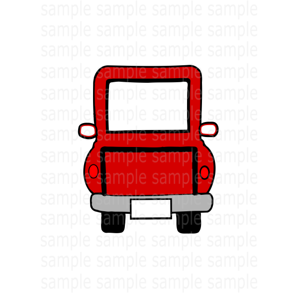 (Instant Print) Digital Download - Red truck