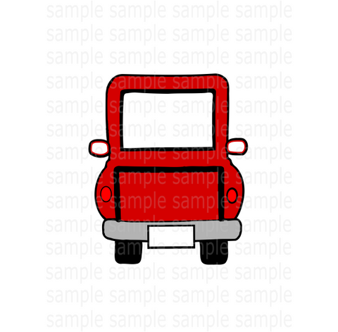 (Instant Print) Digital Download - Red truck