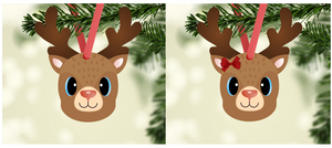 Digital download - Reindeer set boy and girl