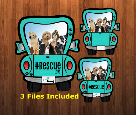 Digital download - Rescue truck 3pc bundle  - made for our sub blanks