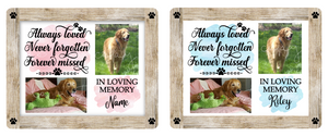 (Instant Print) Digital Download - Pet -In loving memory design (pink & blue bundle - made for our blanks