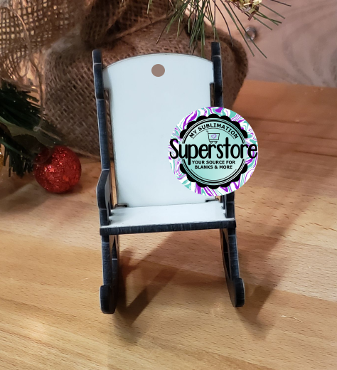 WITH hole - Rocking chair - MDF sublimation blank