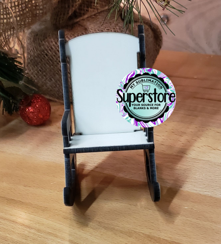 WITHOUT hole - Rocking chair - MDF sublimation blank