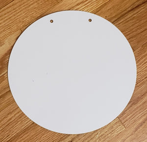 7.5 inch round - Sublimation Blank MDF