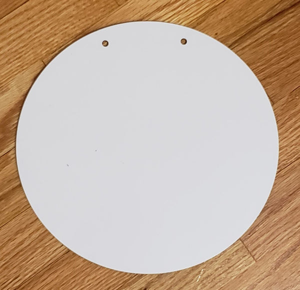 12.25 inch round circle - Sublimation MDF Blank
