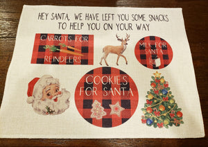 (Instant Print) Digital Download - Santa place mat design