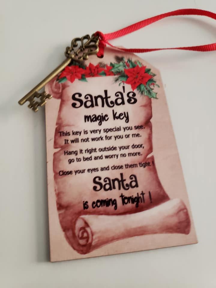 (Instant Print) Digital Download - Santa Key Design – My Sublimation ...