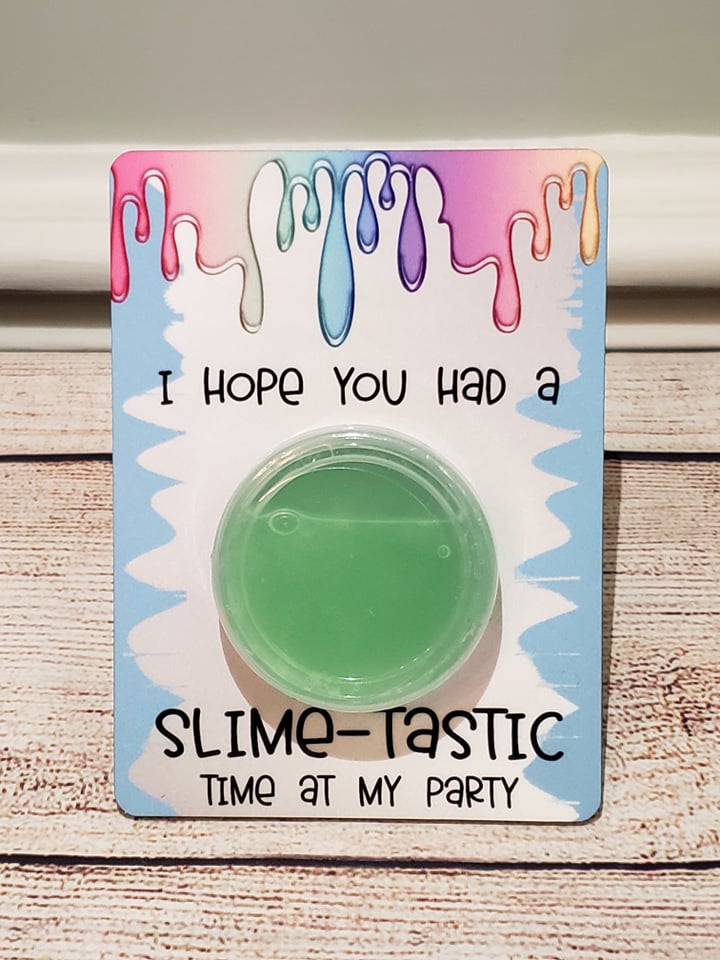(Instant Print) Digital Download - Slime-tastic party rectangle  - made for our blanks