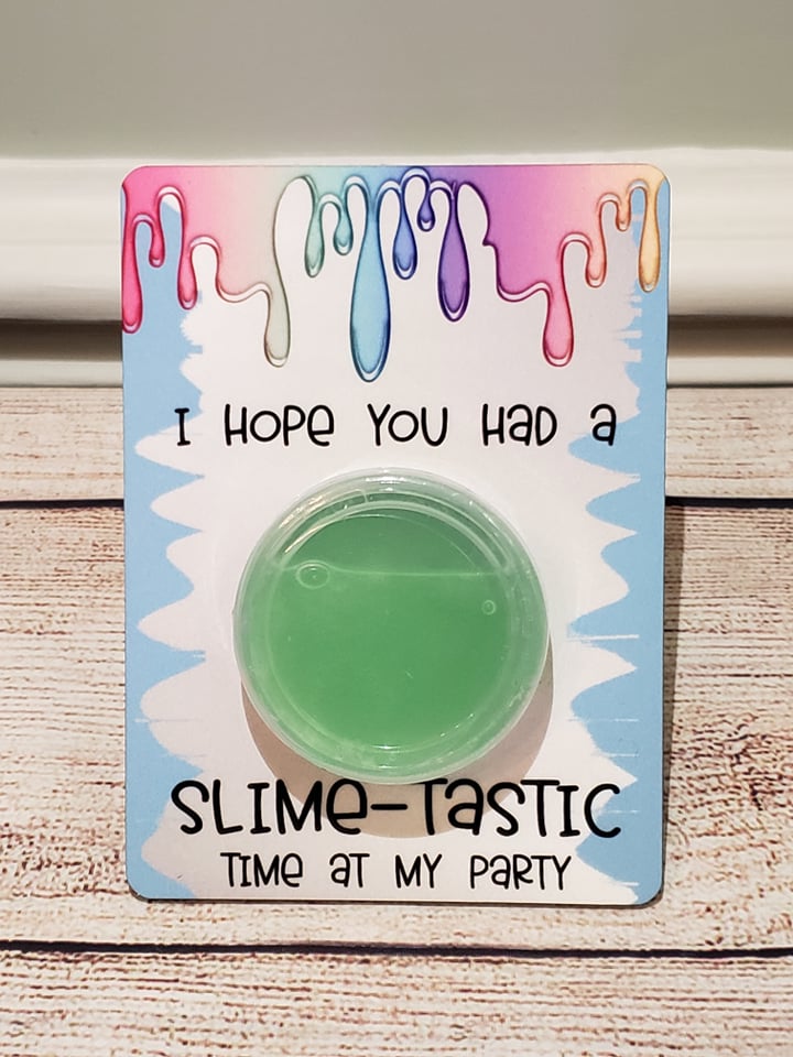 (Instant Print) Digital Download - Slime-tastic party rectangle - made ...