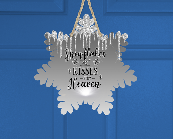 Digital download - Snowflakes are kisses from Heaven