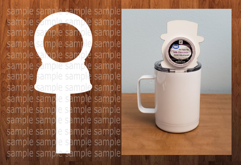 Snowglobe Pod for Coffee Cup - 10pc Bundle Price (Size2.47x6.04)