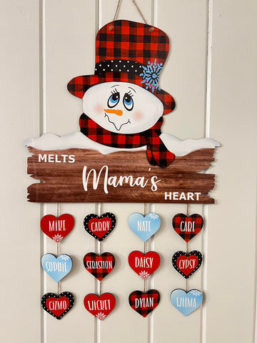 Digital Download - 5pc Plaid snowman bundle - made for our blanks
